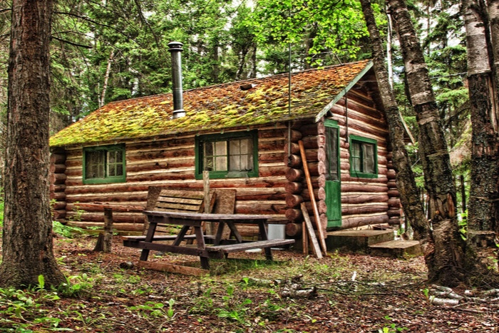 What is a log cabin?